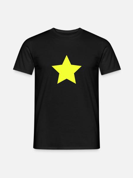 étoile jaune étoile jaune - T-shirt homme - noir
