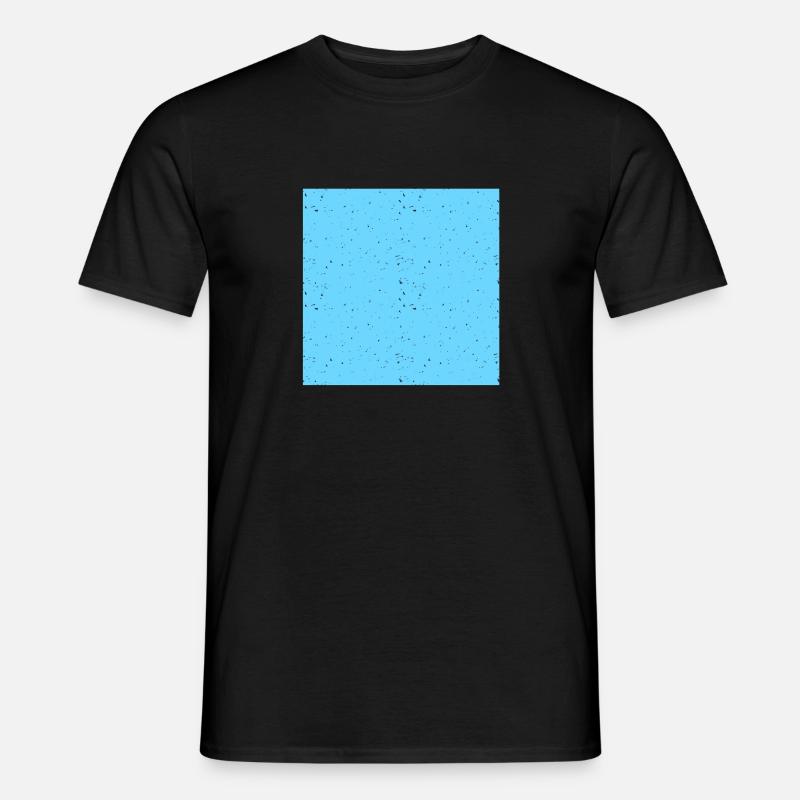 Square light blue - Men’s T-shirt - black