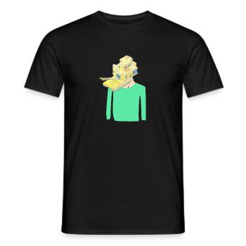 Haus Observation Spion Geschenk - Männer T-Shirt - Schwarz - Vorne - AI Model Male 178 light (178cm)