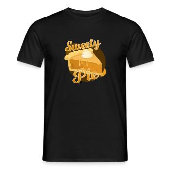 Thanksgiving Sweety Pie- Geschenkidee - Männer T-Shirt - Schwarz - Vorne - AI Model Male 178 light (178cm)