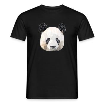 panda - T-shirt homme - noir - Devant - AI Model Male 178 light (178cm)