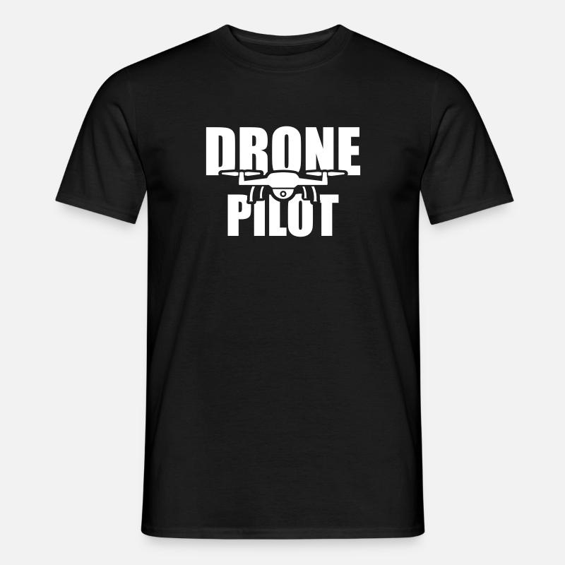 Drohne - Männer T-Shirt - Schwarz
