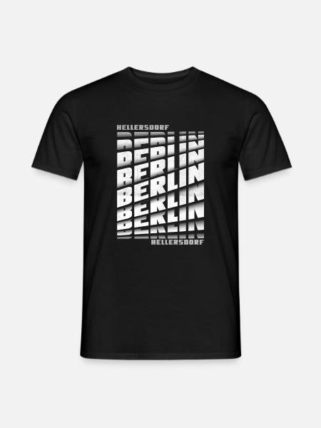 Berlin Hellersdorf - Männer T-Shirt - Schwarz