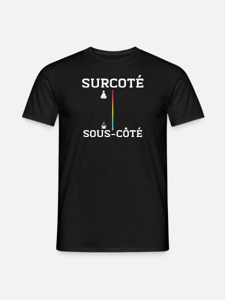 Caféine vs. Méditation - T-shirt homme - noir