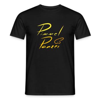 Pimmel Panzer gold JGA Junggesellenabschied Malle - Männer T-Shirt - Schwarz - Vorne - AI Model Male 178 light (178cm)