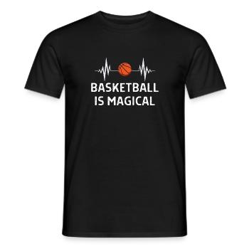 Basketball Spieler Basketballer Sprüche Geschenk - Männer T-Shirt - Schwarz - Vorne - AI Model Male 178 light (178cm)