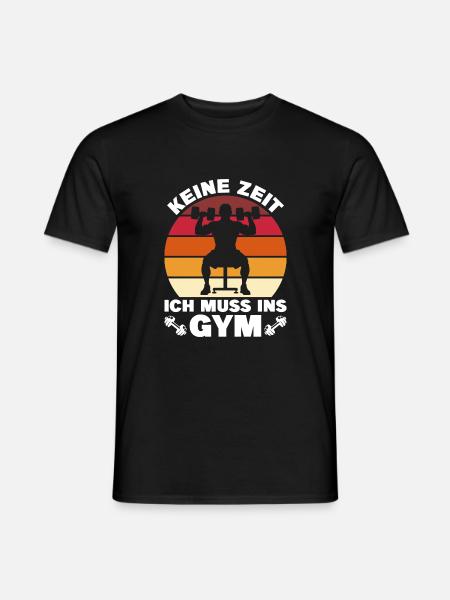 Gym Bodybuilding Fitness Geschenk Männer - Männer T-Shirt - Schwarz