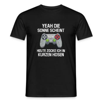 Gamble Gamer Cadeau de dire drôle - T-shirt homme - noir - Devant - AI Model Male 178 light (178cm)