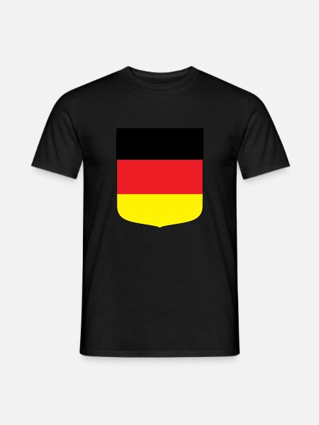 Germany (black border) - Men's T-Shirt - black