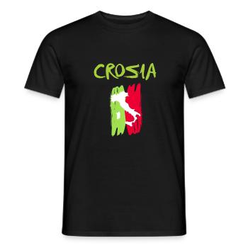 Crosia Kalabrien Crosia Calabria - Männer T-Shirt - Schwarz - Vorne - AI Model Male 178 light (178cm)