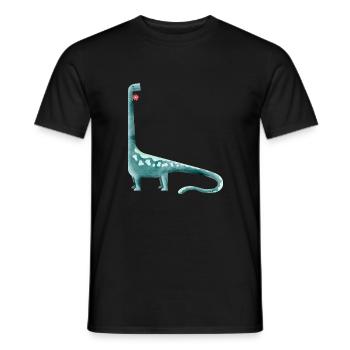 Brachiosaurus - Männer T-Shirt - Schwarz - Vorne - AI Model Male 178 light (178cm)