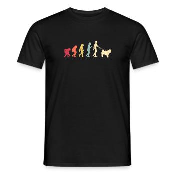 Chow Chow - Men's T-Shirt - black - Front - AI Model Male 178 light (178cm)