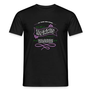 bürotasse bohnenröstung geschenk tasse süchtig - Männer T-Shirt - Schwarz - Vorne - AI Model Male 178 light (178cm)