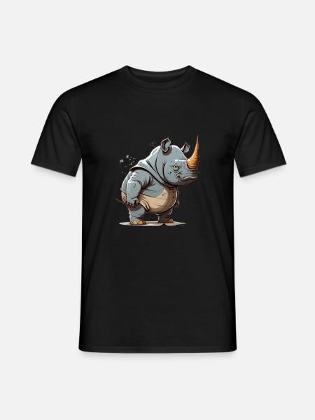 Rhinocéros - T-shirt homme - noir