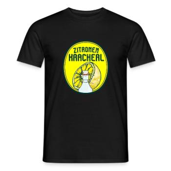 Zitronen Kracherl - Limonade - Limo - Männer T-Shirt - Schwarz - Vorne - AI Model Male 178 light (178cm)