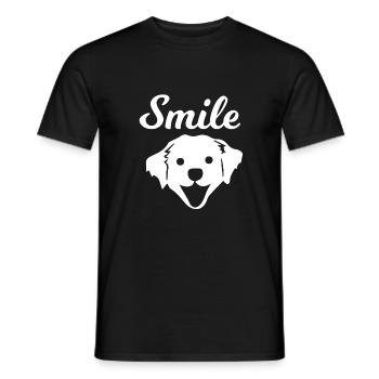 Hund Chien - T-shirt homme - noir - Devant - AI Model Male 178 light (178cm)