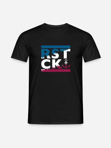 Rostock anchor - Men's T-Shirt - black