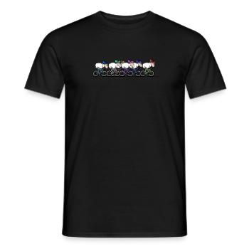 Cyclisme - T-shirt homme - noir - Devant - AI Model Male 178 light (178cm)