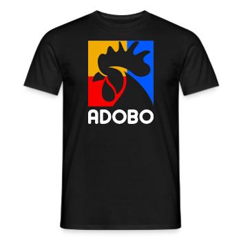 Adobo-Design für stolze Pinoys - Männer T-Shirt - Schwarz - Vorne - AI Model Male 178 light (178cm)