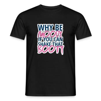 Sport - Gym - Fitness - Dancing - Workout - Gift - Men's T-Shirt - black - Front - AI Model Male 178 light (178cm)