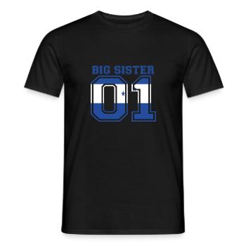 Big Sister grosse Schwester 01 Honduras - Männer T-Shirt - Schwarz - Vorne - AI Model Male 178 light (178cm)