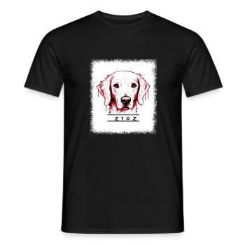 citation drôle dictons drôles chiens beagle amour - T-shirt homme - noir - Devant - AI Model Male 178 light (178cm)