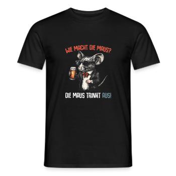 Bier Alkohol Mallorca Party Trink Spruch - Männer T-Shirt - Schwarz - Vorne - AI Model Male 178 light (178cm)
