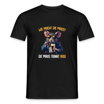 Bier Alkohol Mallorca Party Trink Spruch - Männer T-Shirt - Schwarz - Vorne - AI Model Male 178 light (178cm)