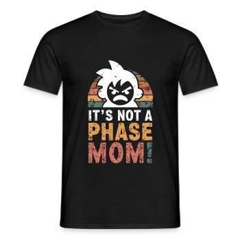 Ce n’est pas une phase maman ! Emo Goth Alternative - T-shirt homme - noir - Devant - AI Model Male 178 light (178cm)