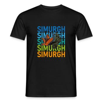 Faravahar Zoroastrisme Simurgh Perse - T-shirt homme - noir - Devant - AI Model Male 178 light (178cm)