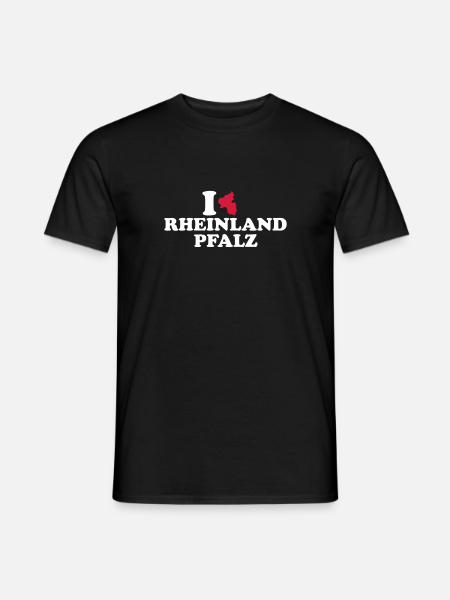 Rhénanie-Palatinat - T-shirt homme - noir