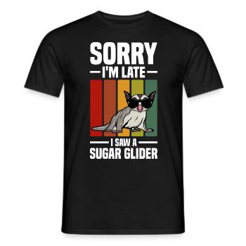 Fliegendes Eichhörnchen | Haustier Tier Geschenke - Männer T-Shirt - Schwarz - Vorne - AI Model Male 178 light (178cm)
