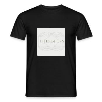 Tige intemporelle - T-shirt homme - noir - Devant - AI Model Male 178 light (178cm)