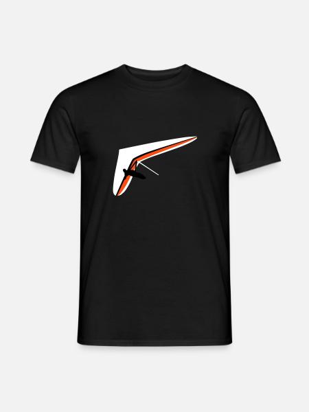 Hängegleiter - Männer T-Shirt - Schwarz