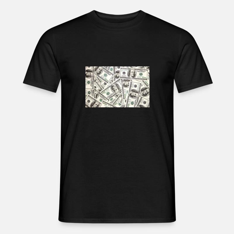 Dollar - Männer T-Shirt - Schwarz