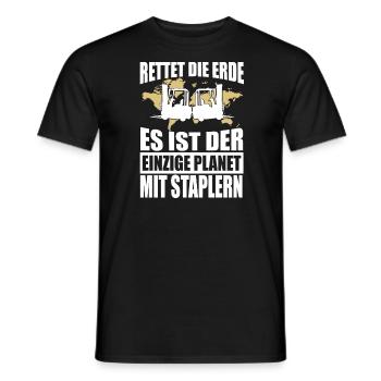 ENTREPOSAGE ENTREPOSAGE ENTREPOSAGE CADEAU CADEAU - T-shirt homme - noir - Devant - AI Model Male 178 light (178cm)