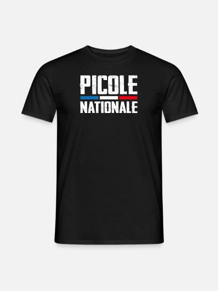 Picole nationale - T-shirt homme - noir