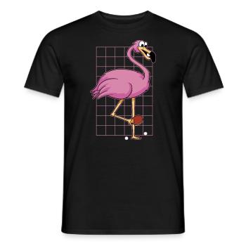 Tischtennis Outfit Damen Katze - Männer T-Shirt - Schwarz - Vorne - AI Model Male 178 light (178cm)