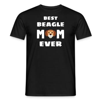 Best Beagle Mama Dogs Pet Mother's Day Beagle - Men's T-Shirt - black - Front - AI Model Male 178 light (178cm)