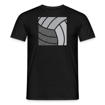 Volley-ball - T-shirt homme - noir - Devant - AI Model Male 178 light (178cm)