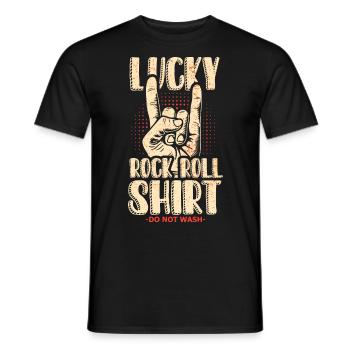 Musique rock and roll Musique rock - T-shirt homme - noir - Devant - AI Model Male 178 light (178cm)