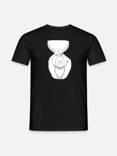 Flossenschwimmer - Männer T-Shirt - Schwarz