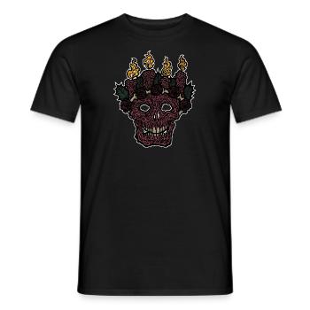 Bright Darkness - Männer T-Shirt - Schwarz - Vorne - AI Model Male 178 light (178cm)
