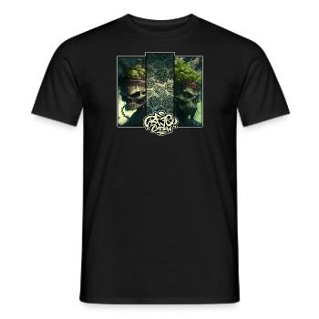 SKULLS PNG MIDDLE BEES 2023 BLACK SHIRT - Men's T-Shirt - black - Front - AI Model Male 178 light (178cm)