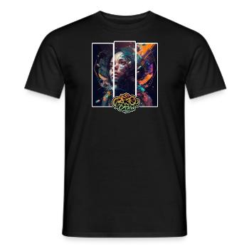 Infects SCI-FI woman BEES CREW - Men's T-Shirt - black - Front - AI Model Male 178 light (178cm)