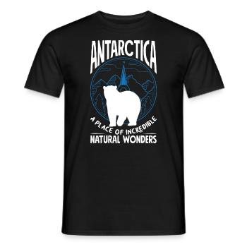 Un lieu de merveilles naturelles incroyables Expédition - T-shirt homme - noir - Devant - AI Model Male 178 light (178cm)