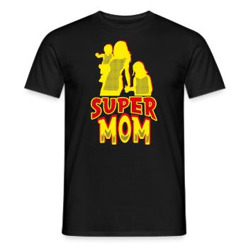 Fête des mères Maman - T-shirt homme - noir - Devant - AI Model Male 178 light (178cm)