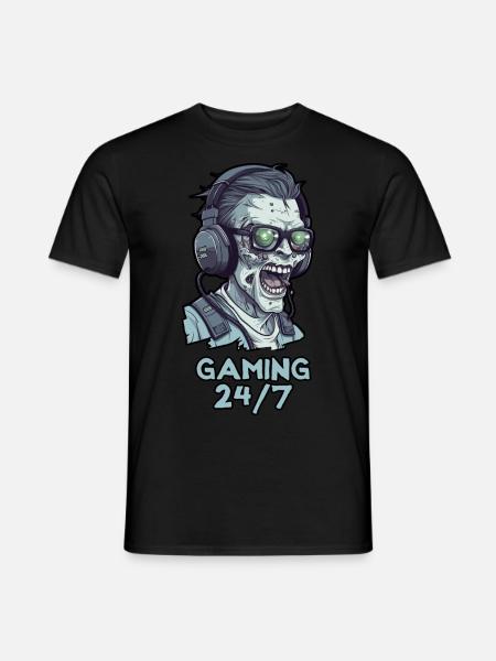 Gaming 24/7 - Men's T-Shirt - black