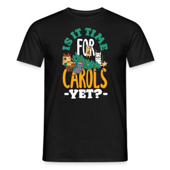 festif des Fêtes - T-shirt homme - noir - Devant - AI Model Male 178 light (178cm)