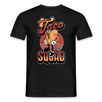 Taco Squad - Männer T-Shirt - Schwarz - Vorne - AI Model Male 178 light (178cm)